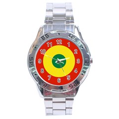 Roundel Of Bolivian Air Force Stainless Steel Analogue Watch by abbeyz71