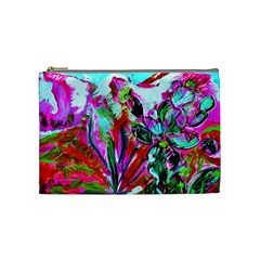 Dscf1472   Copy - Blooming Desert With Red Cactuses Cosmetic Bag (medium)  by bestdesignintheworld