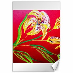 Dscf1393 - Tender Bright Lillies Canvas 20  X 30   by bestdesignintheworld