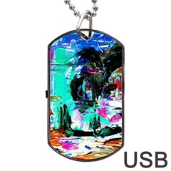 Dscf3313 - Jerusalem - Gates Of Haven Dog Tag Usb Flash (two Sides) by bestdesignintheworld