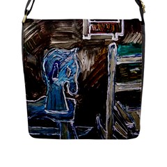 Dscf2546 - Toy Horsey Flap Messenger Bag (l)  by bestdesignintheworld