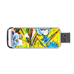 Dscf1422 - country flowers in the yard Portable USB Flash (One Side)