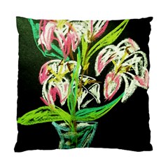 Dscf1389 - Lillies In The Vase Standard Cushion Case (two Sides) by bestdesignintheworld