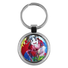 Dscf1741 - Funny Clown Key Chains (round) 