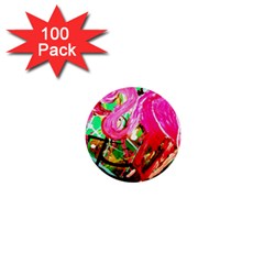 Dscf2035 - Flamingo On A Chad Lake 1  Mini Buttons (100 Pack)  by bestdesignintheworld