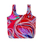 Dscf1395 -pink flamingo dance Full Print Recycle Bags (M)  Back