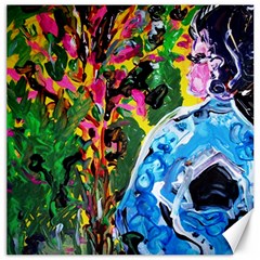 Dscf1611 - lady in kimono and tulip tree Canvas 20  x 20  