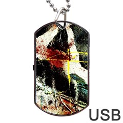 Egg In The Duck   Needle In The Egg Dog Tag Usb Flash (two Sides) by bestdesignintheworld