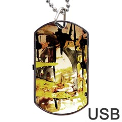 Alligator 3 Dog Tag Usb Flash (one Side) by bestdesignintheworld