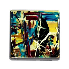 Dance Of Oil Towers 2 Memory Card Reader (square) by bestdesignintheworld