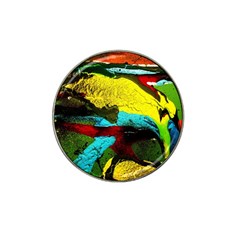 Yellow Dolphins   Blue Lagoon 3 Hat Clip Ball Marker (4 Pack) by bestdesignintheworld