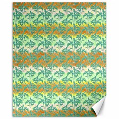 Colorful Tropical Print Pattern Canvas 16  X 20   by dflcprints