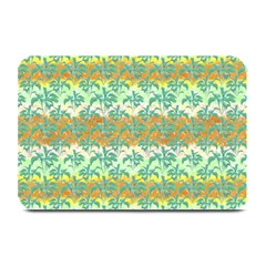 Colorful Tropical Print Pattern Plate Mats by dflcprints