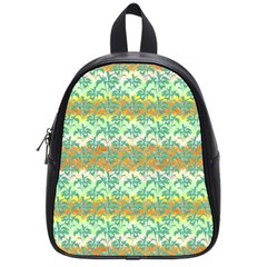 Colorful Tropical Print Pattern School Bag (small) by dflcprints