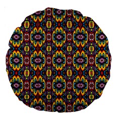 Artwork By Patrick-squares-5 Large 18  Premium Round Cushions by ArtworkByPatrick