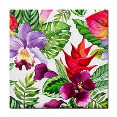 Vector Pattern Tropical Tile Coasters by Sapixe