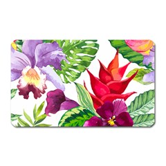 Vector Pattern Tropical Magnet (rectangular) by Sapixe