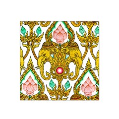 Traditional Thai Style Painting Satin Bandana Scarf