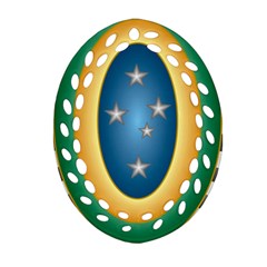 Seal Of The Brazilian Army Oval Filigree Ornament (two Sides) by abbeyz71