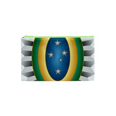 Seal Of The Brazilian Army Cosmetic Bag (xs) by abbeyz71
