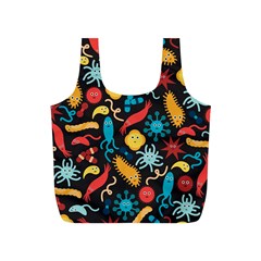 Virus Pattern Full Print Recycle Bags (s)  by Sapixe