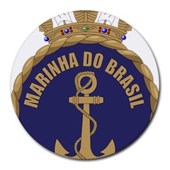 Seal Of Brazilian Navy  Round Mousepads by abbeyz71