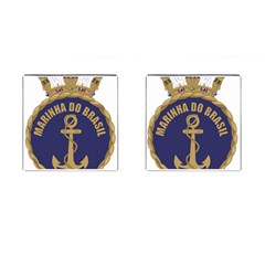Seal Of Brazilian Navy  Cufflinks (square) by abbeyz71