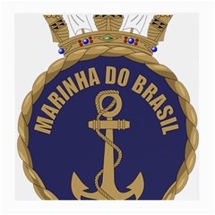 Seal Of Brazilian Navy  Medium Glasses Cloth (2-side) by abbeyz71