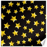 Yellow Stars Pattern Canvas 16  x 16   15.2 x15.41  Canvas - 1