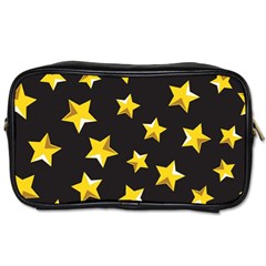 Yellow Stars Pattern Toiletries Bags 2-side by Sapixe