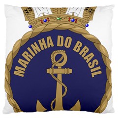 Seal Of Brazilian Navy  Standard Flano Cushion Case (one Side) by abbeyz71