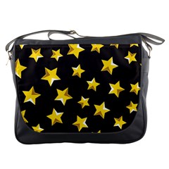 Yellow Stars Pattern Messenger Bags by Sapixe