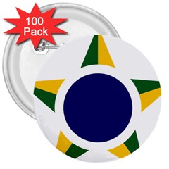Roundel Of Brazilian Air Force 3  Buttons (100 Pack)  by abbeyz71