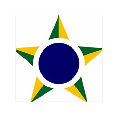 Roundel Of Brazilian Air Force Small Satin Scarf (square) by abbeyz71