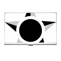 Roundel Of Brazilian Air Force (low Visibility) Business Card Holders by abbeyz71