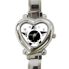 Roundel Of Brazilian Air Force (low Visibility) Heart Italian Charm Watch by abbeyz71