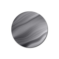 Wave Form Texture Background Rubber Round Coaster (4 Pack) 