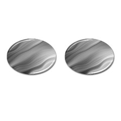 Wave Form Texture Background Cufflinks (oval)