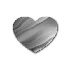 Wave Form Texture Background Heart Coaster (4 Pack)  by Sapixe