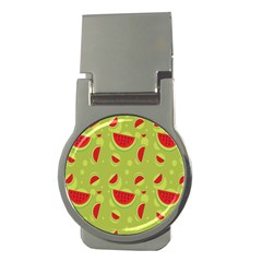 Watermelon Fruit Patterns Money Clips (round)  by Sapixe