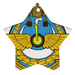 Emblem Of Royal Brunei Air Force Star Ornament (two Sides) by abbeyz71