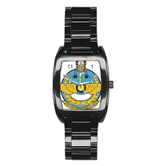 Emblem Of Royal Brunei Air Force Stainless Steel Barrel Watch by abbeyz71