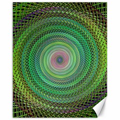 Wire Woven Vector Graphic Canvas 16  X 20   by Sapixe