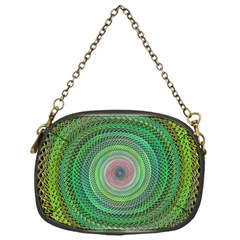 Wire Woven Vector Graphic Chain Purses (one Side)  by Sapixe