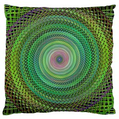 Wire Woven Vector Graphic Large Cushion Case (one Side) by Sapixe