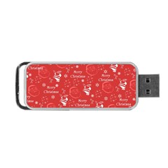 Santa Christmas Collage Portable Usb Flash (two Sides)