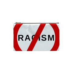 No Racism Cosmetic Bag (small)  by demongstore