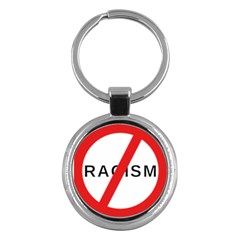 No Racism Key Chains (round)  by demongstore