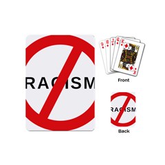 No Racism Playing Cards (mini) 