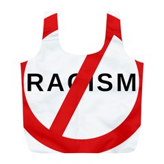 No Racism Full Print Recycle Bags (l)  by demongstore